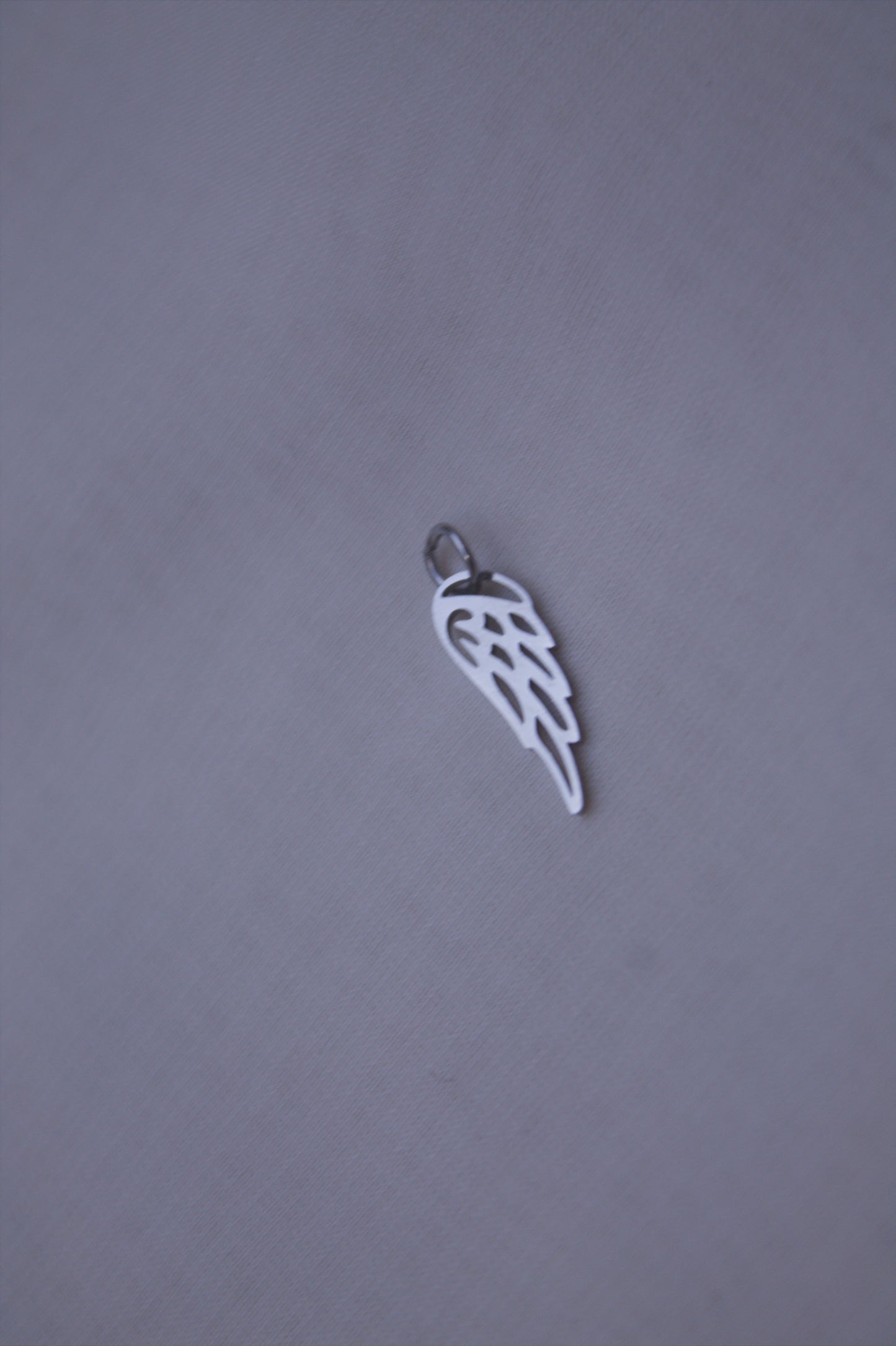 Classic Silver Wing Charm
