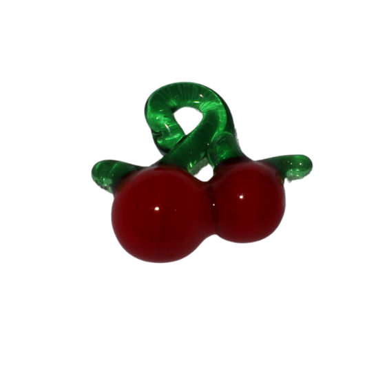 Glass Cherry Charm