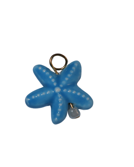 Starfish Ceramic Charm