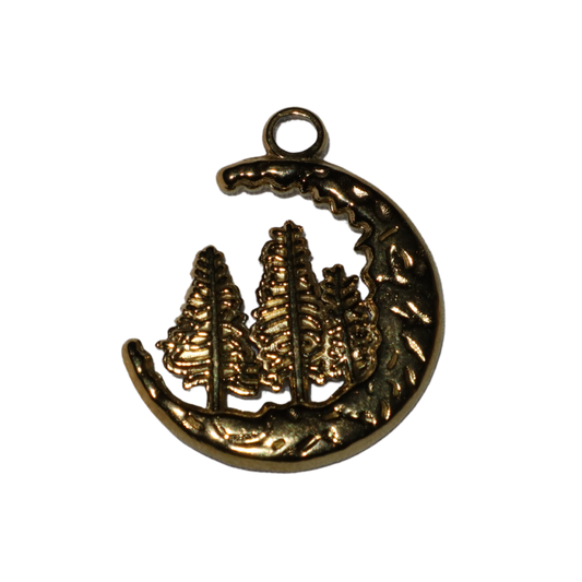 Trees on the Moon Charm