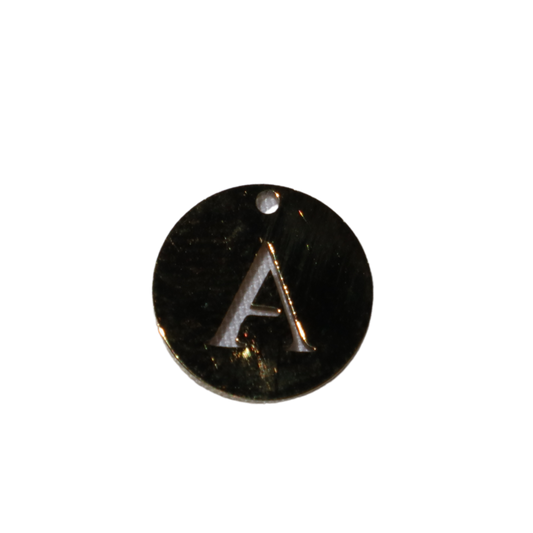 Circle Initial Charms