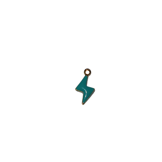 Small Enamel Lightening Bolt Charm