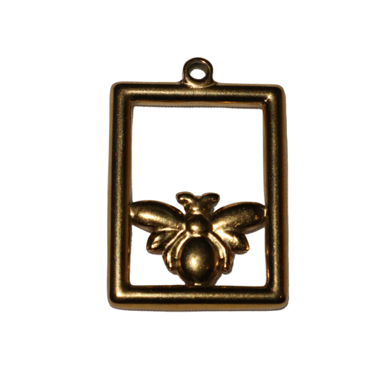 Picture Frame Bee Charm
