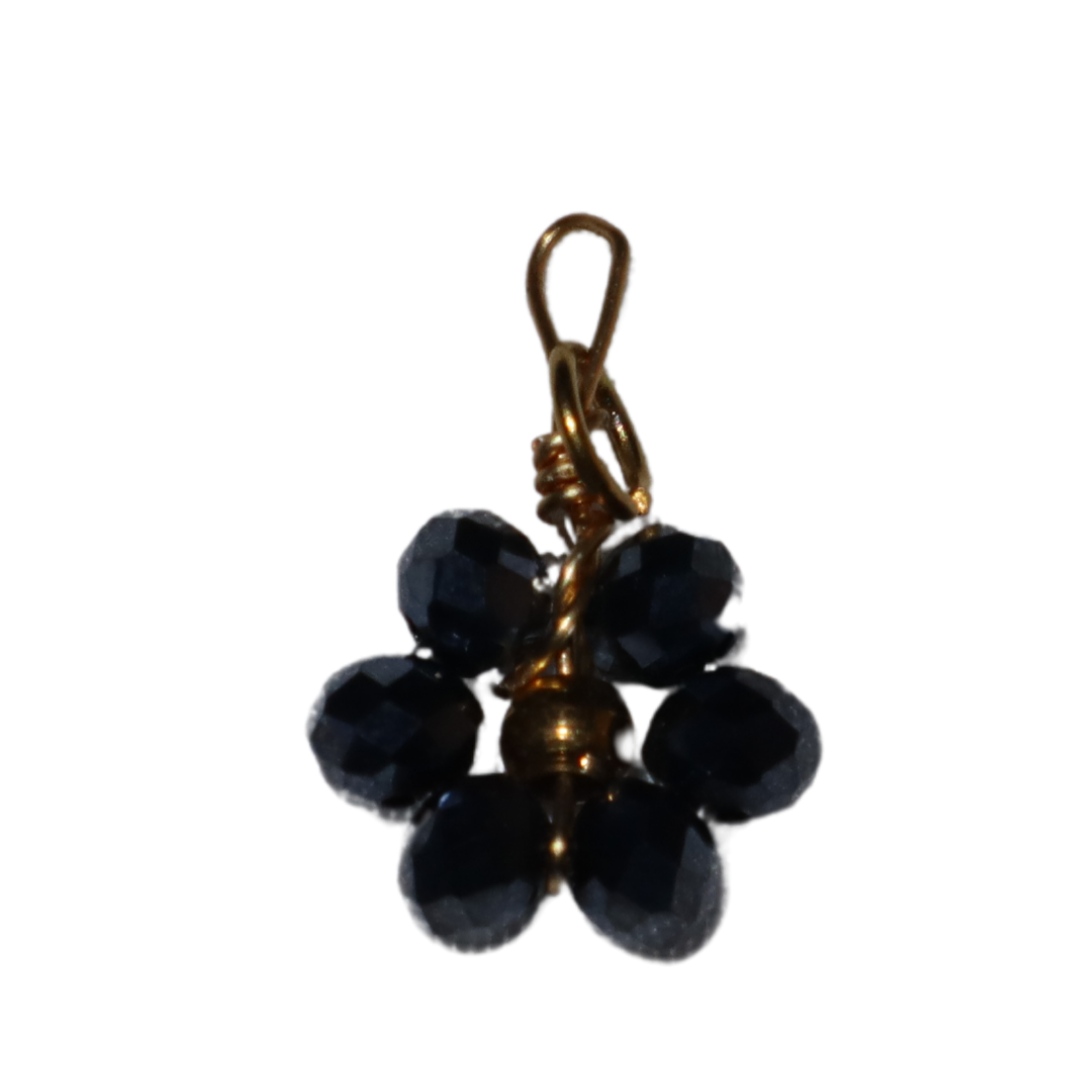 Beaded Flower Charm