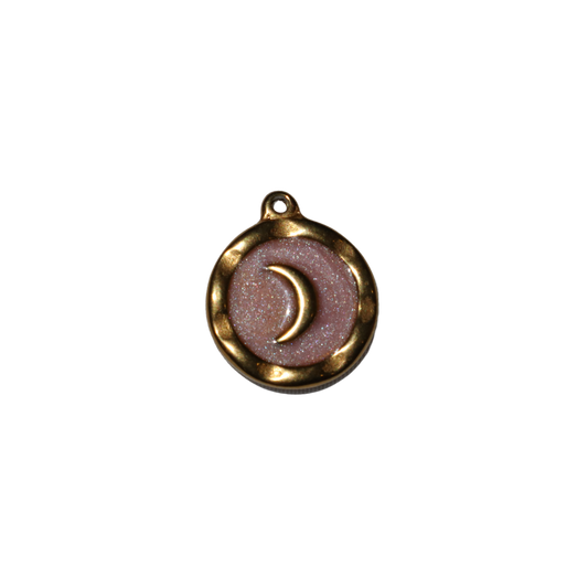 Moon Coin Charm