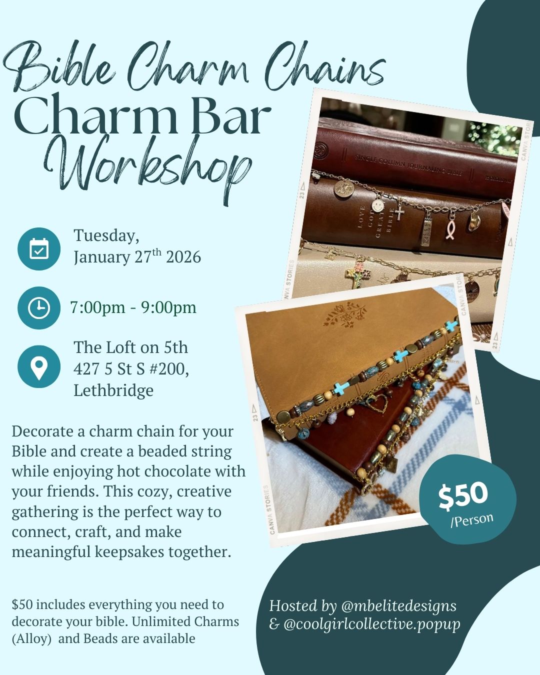 Bible Charm Jewelry Workshop