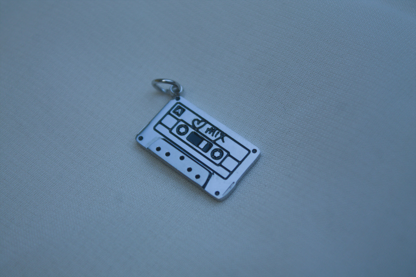 Classic Silver Mixtape Charm