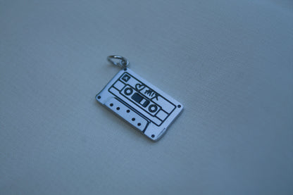 Classic Silver Mixtape Charm