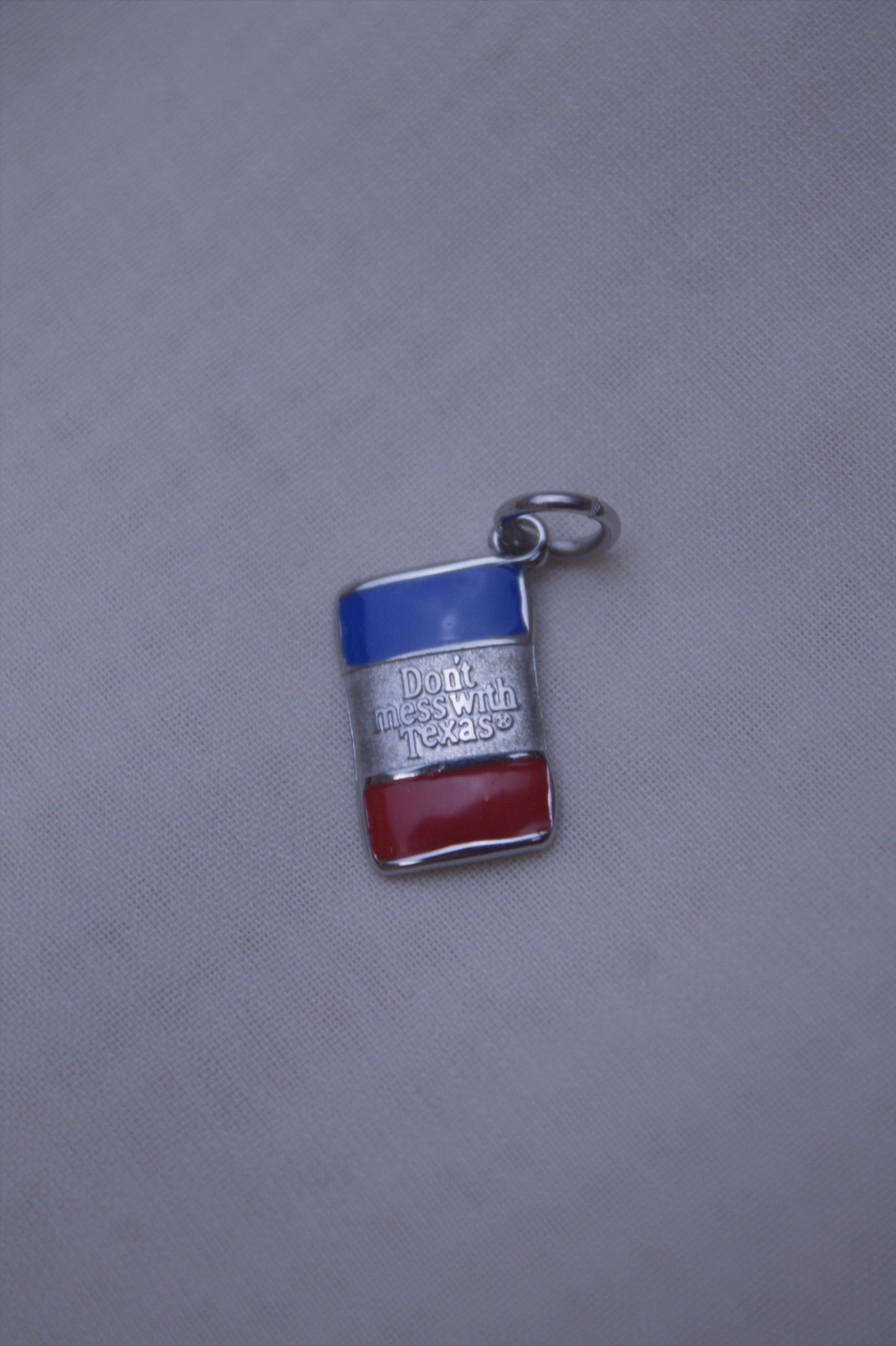 Enamel Dont Mess With Texas Charm