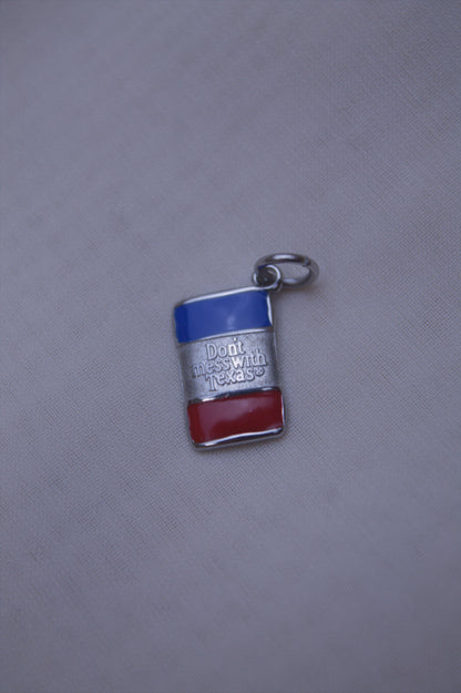 Enamel Dont Mess With Texas Charm