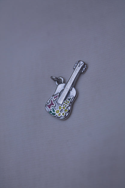 Colorful Floral Guitar Charm
