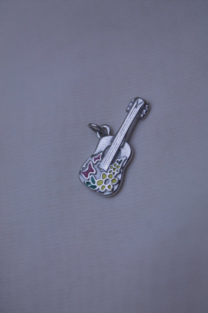 Colorful Floral Guitar Charm