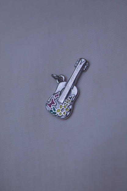 Colorful Floral Guitar Charm