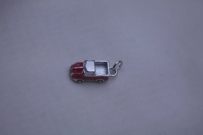 Red Mini Car Charm