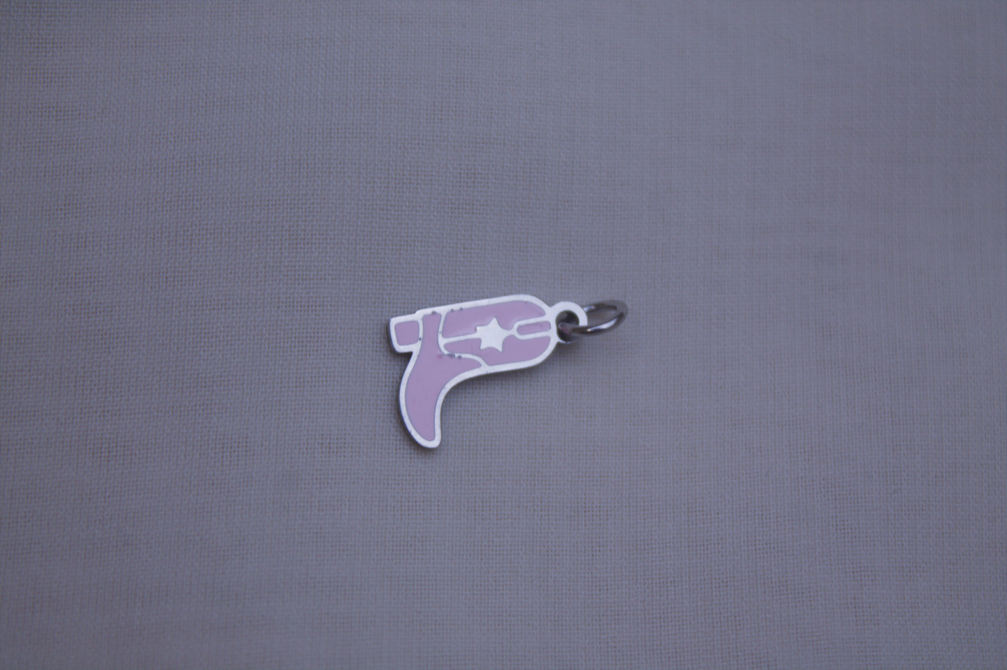 Enamel Purple Ray Gun Charm