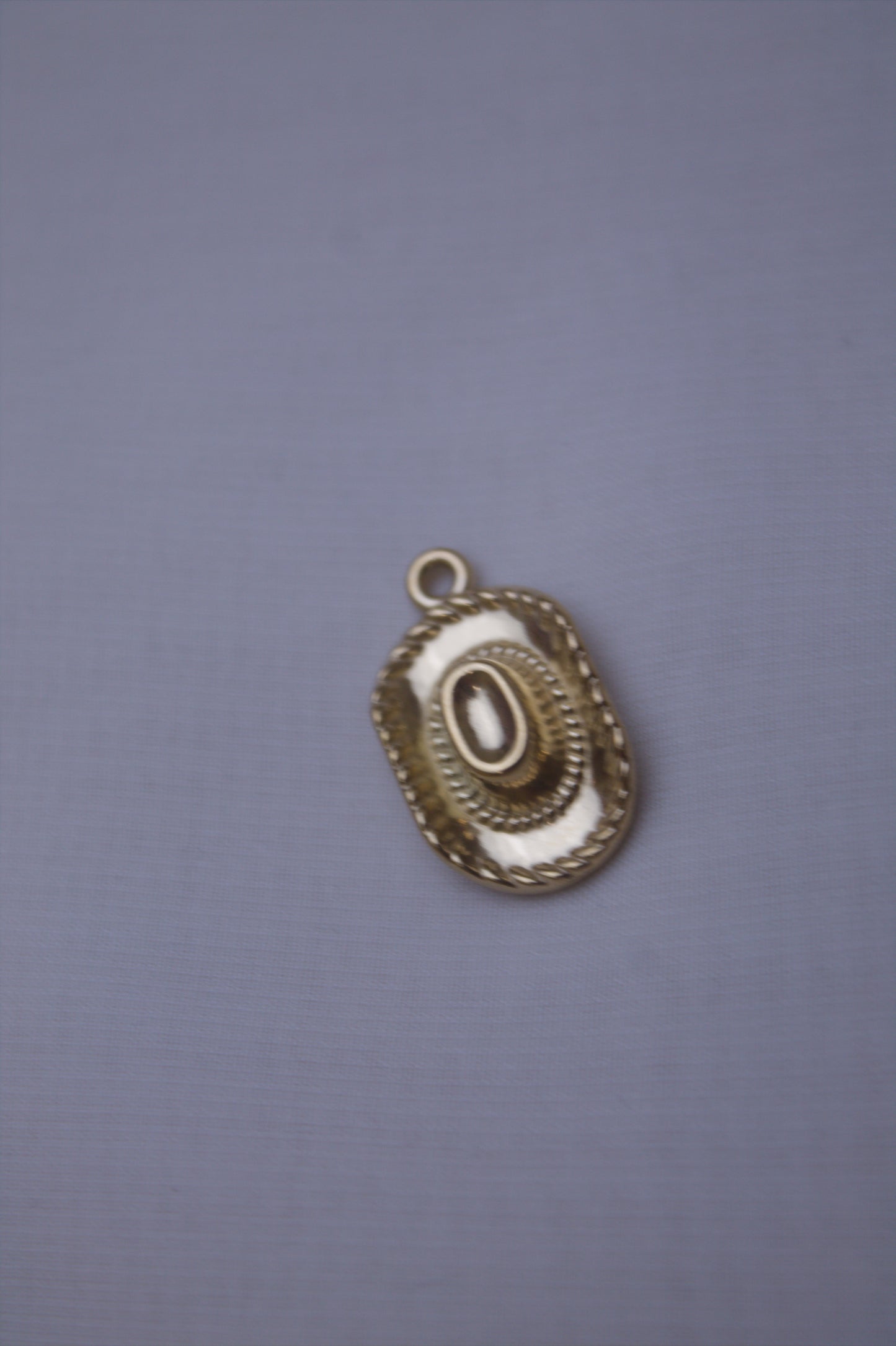 Classic Gold Cowboy Hat Charm