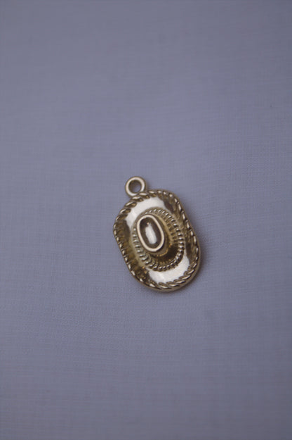 Classic Gold Cowboy Hat Charm