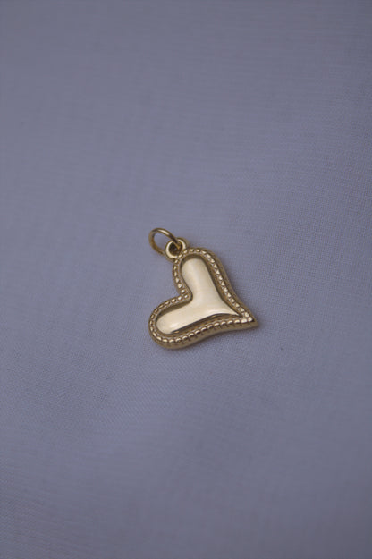 Classic Gold Heart Charm