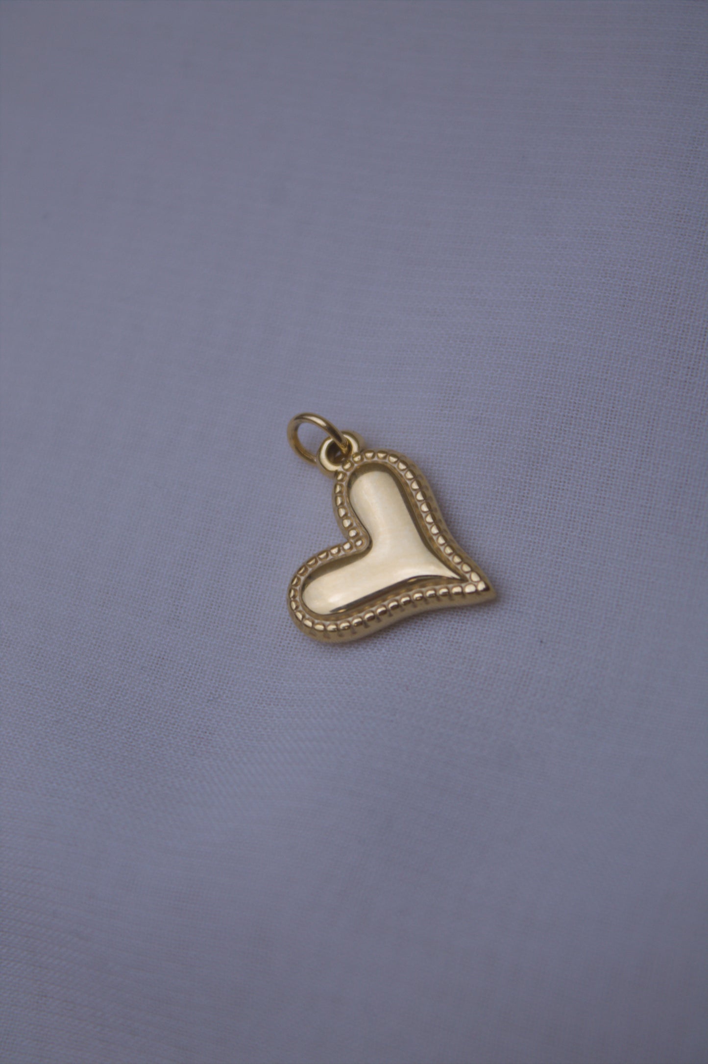 Classic Gold Heart Charm