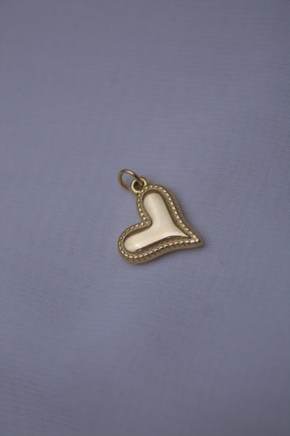 Classic Gold Heart Charm