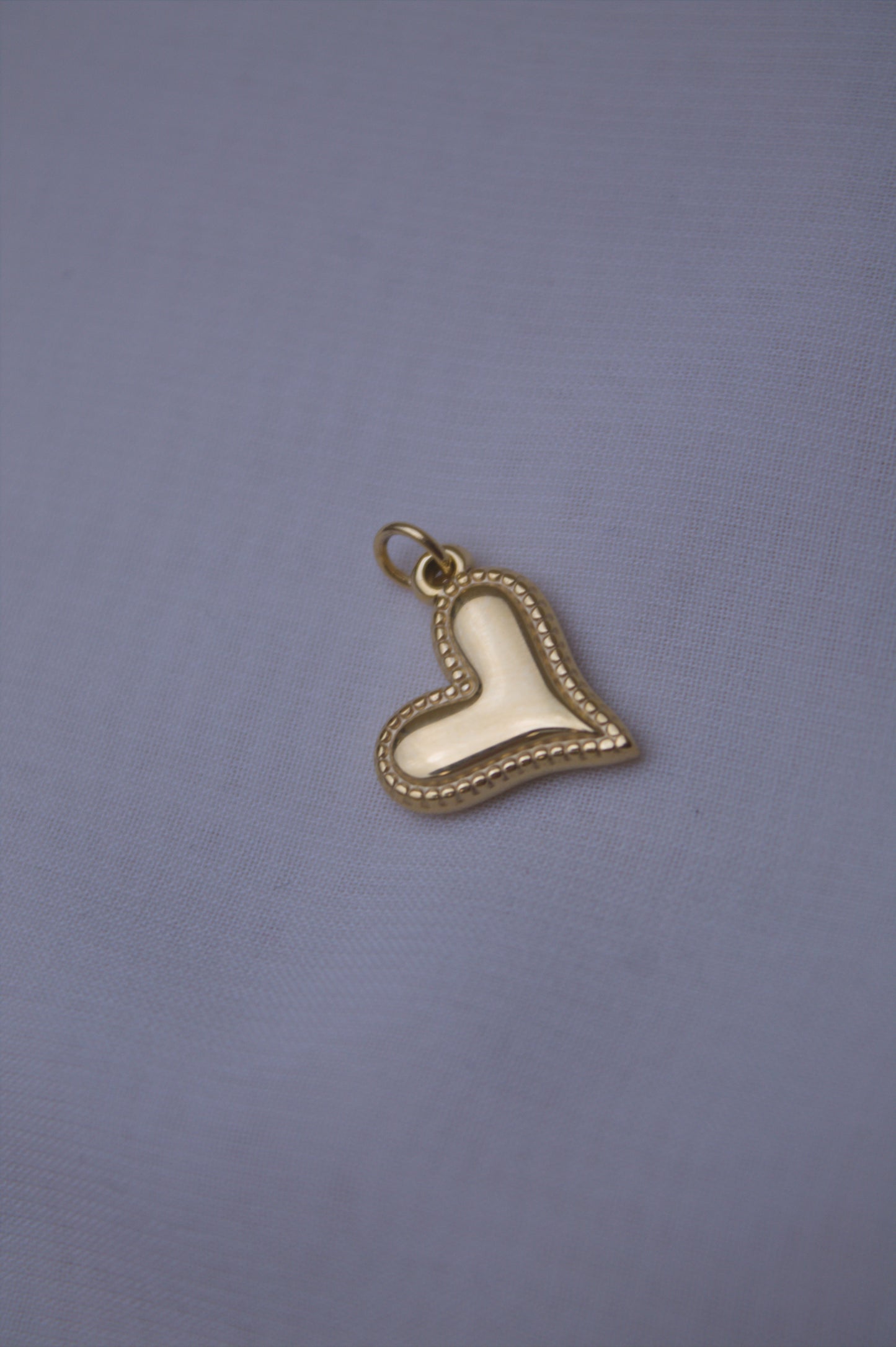 Classic Gold Heart Charm