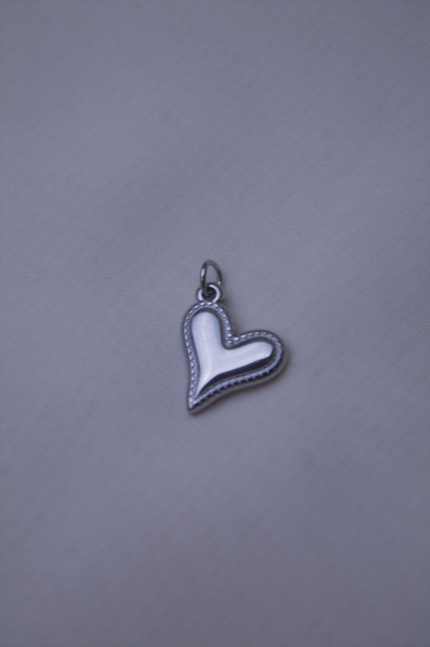 Classic Silver Heart Charm