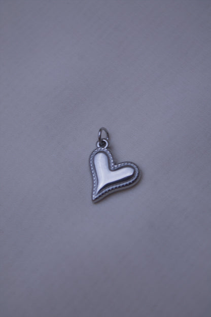 Classic Silver Heart Charm