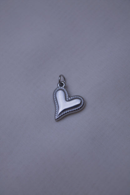 Classic Silver Heart Charm