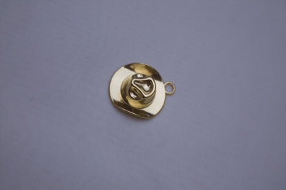 Classic Gold Sombrero Hat Charm