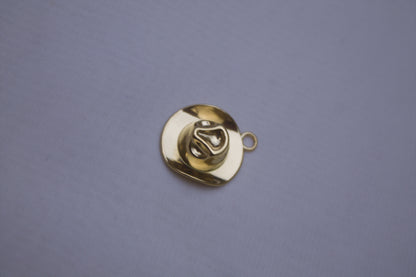 Classic Gold Sombrero Hat Charm