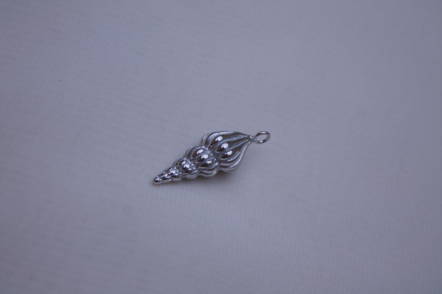 Classic Silver Conch Shell Charm
