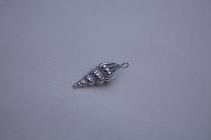 Classic Silver Conch Shell Charm