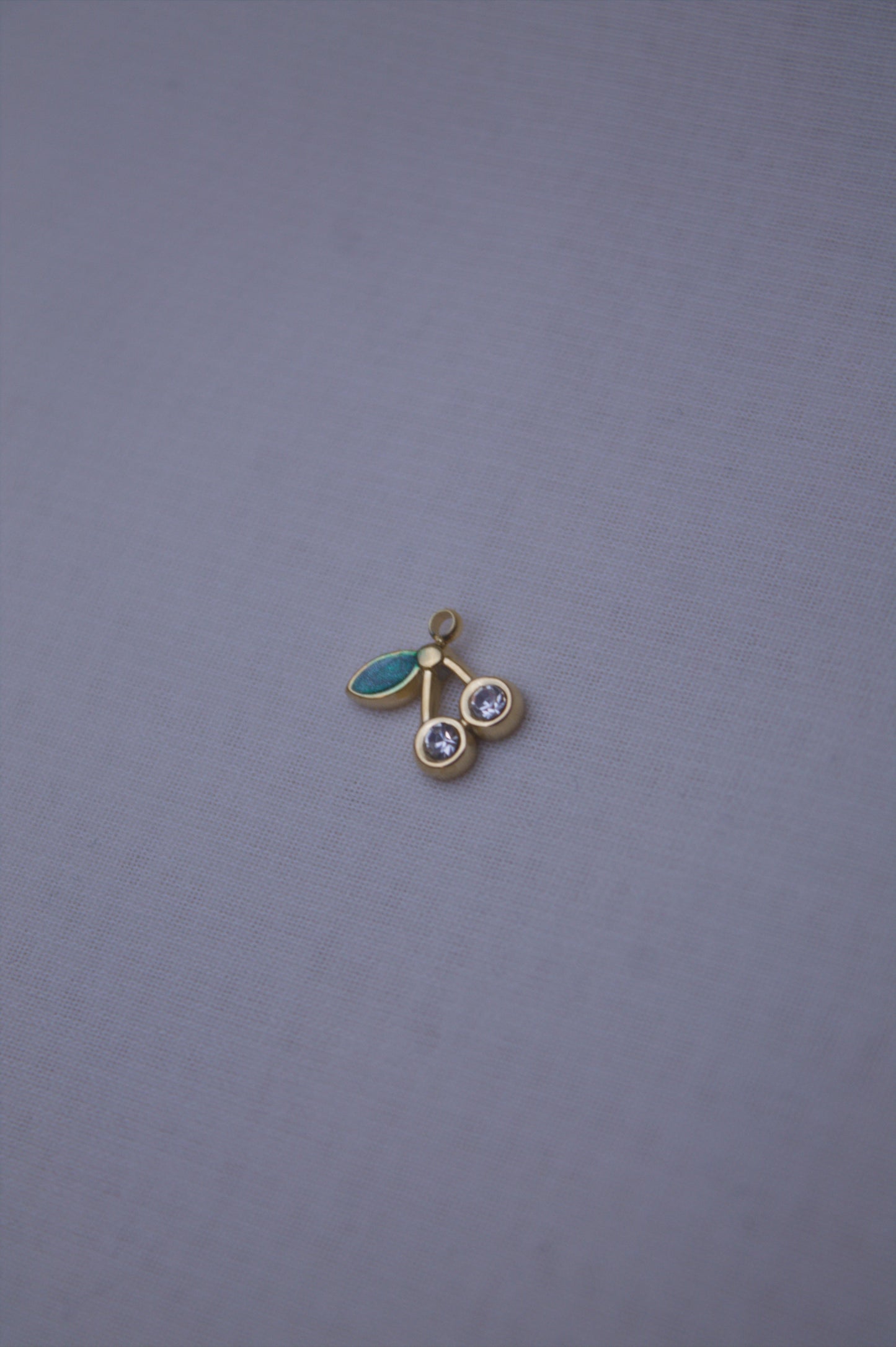 Enamel Red Mushroom Charm