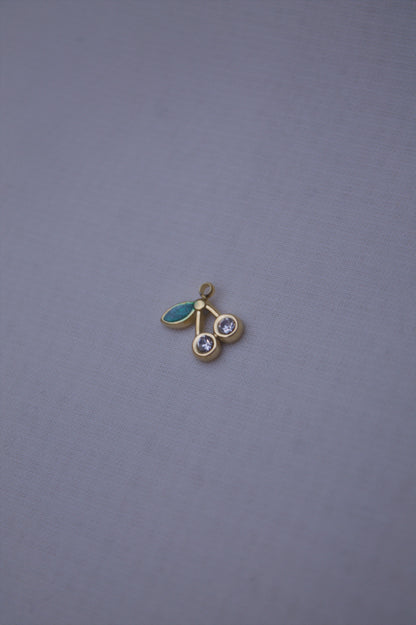 Enamel Red Mushroom Charm