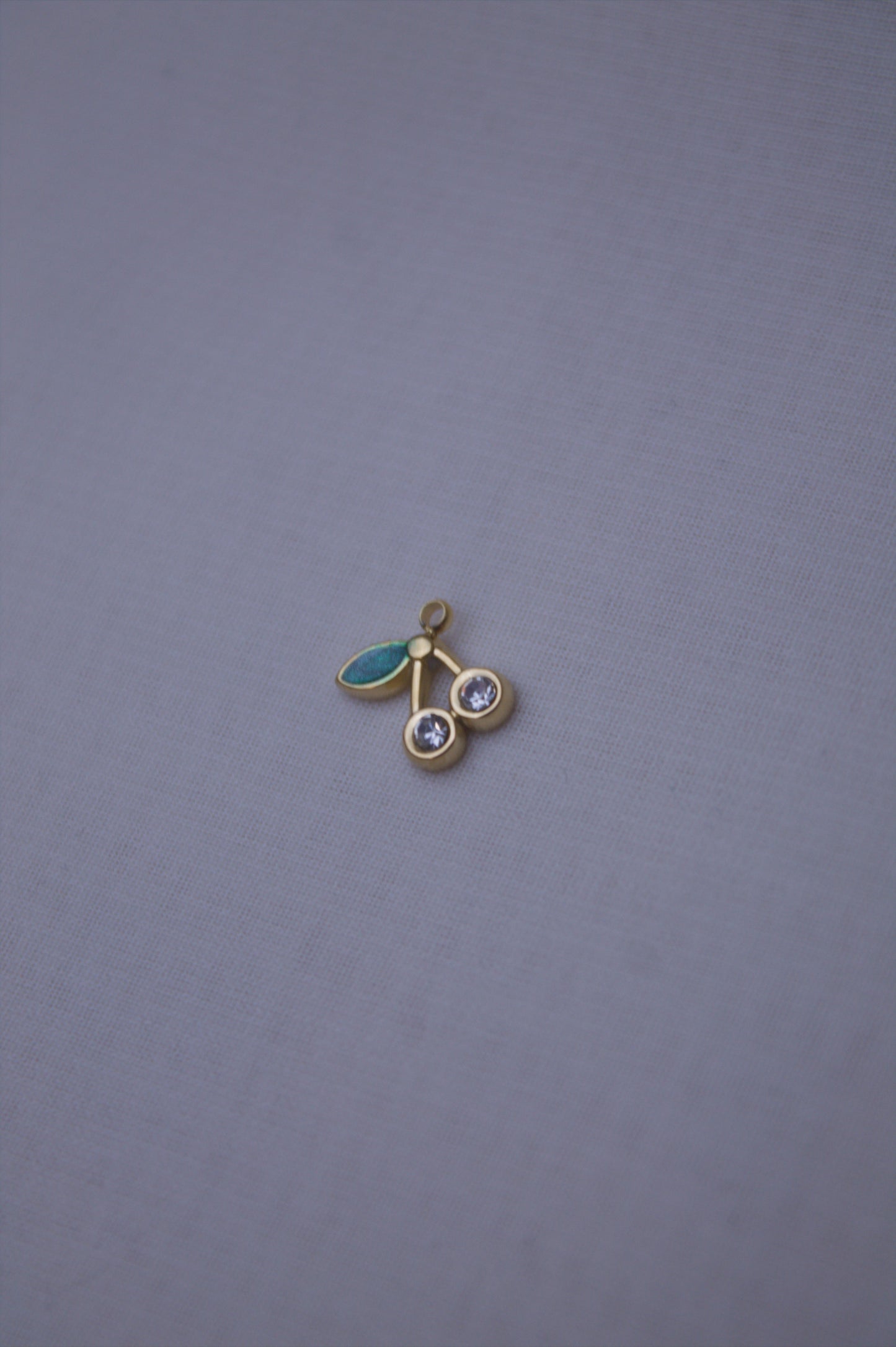 Enamel Red Mushroom Charm
