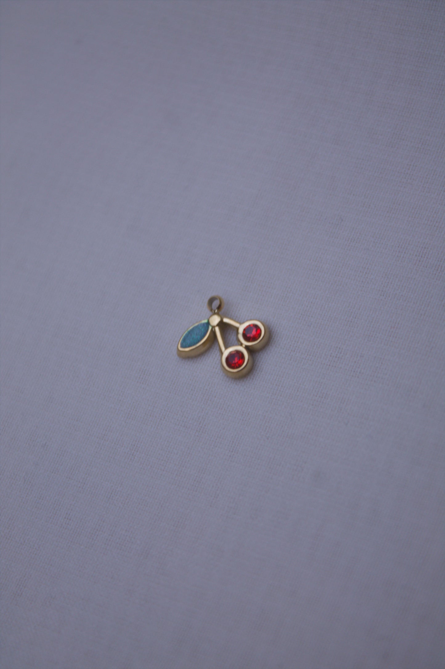Enamel Red Mushroom Charm