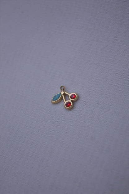 Enamel Red Mushroom Charm