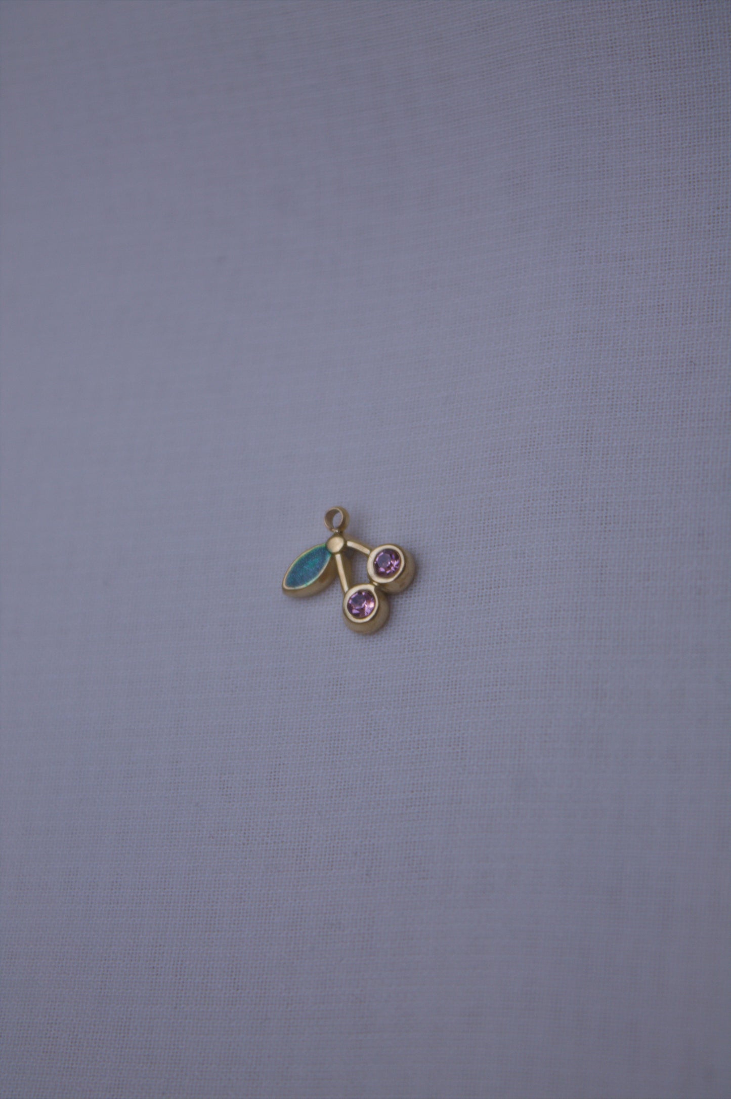 Enamel Red Mushroom Charm