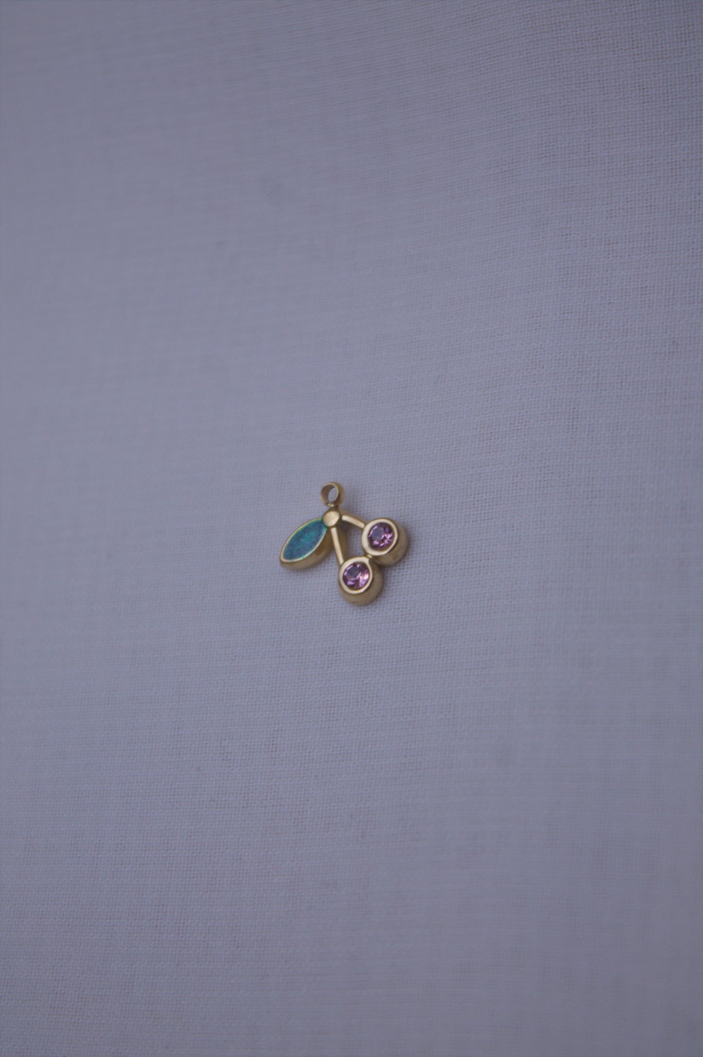 Enamel Red Mushroom Charm