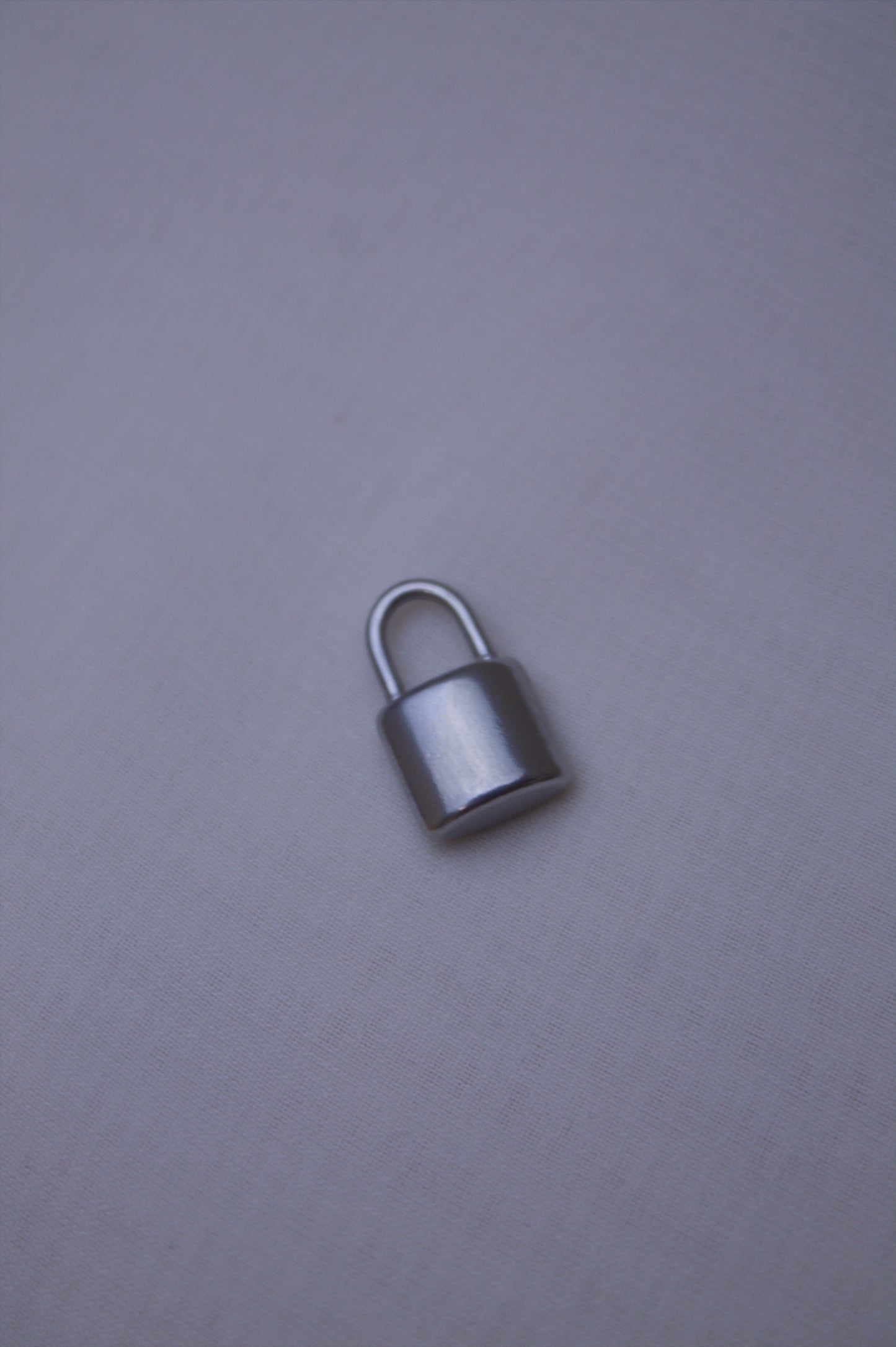 Classic Silver Padlock Charm