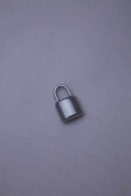 Classic Silver Padlock Charm