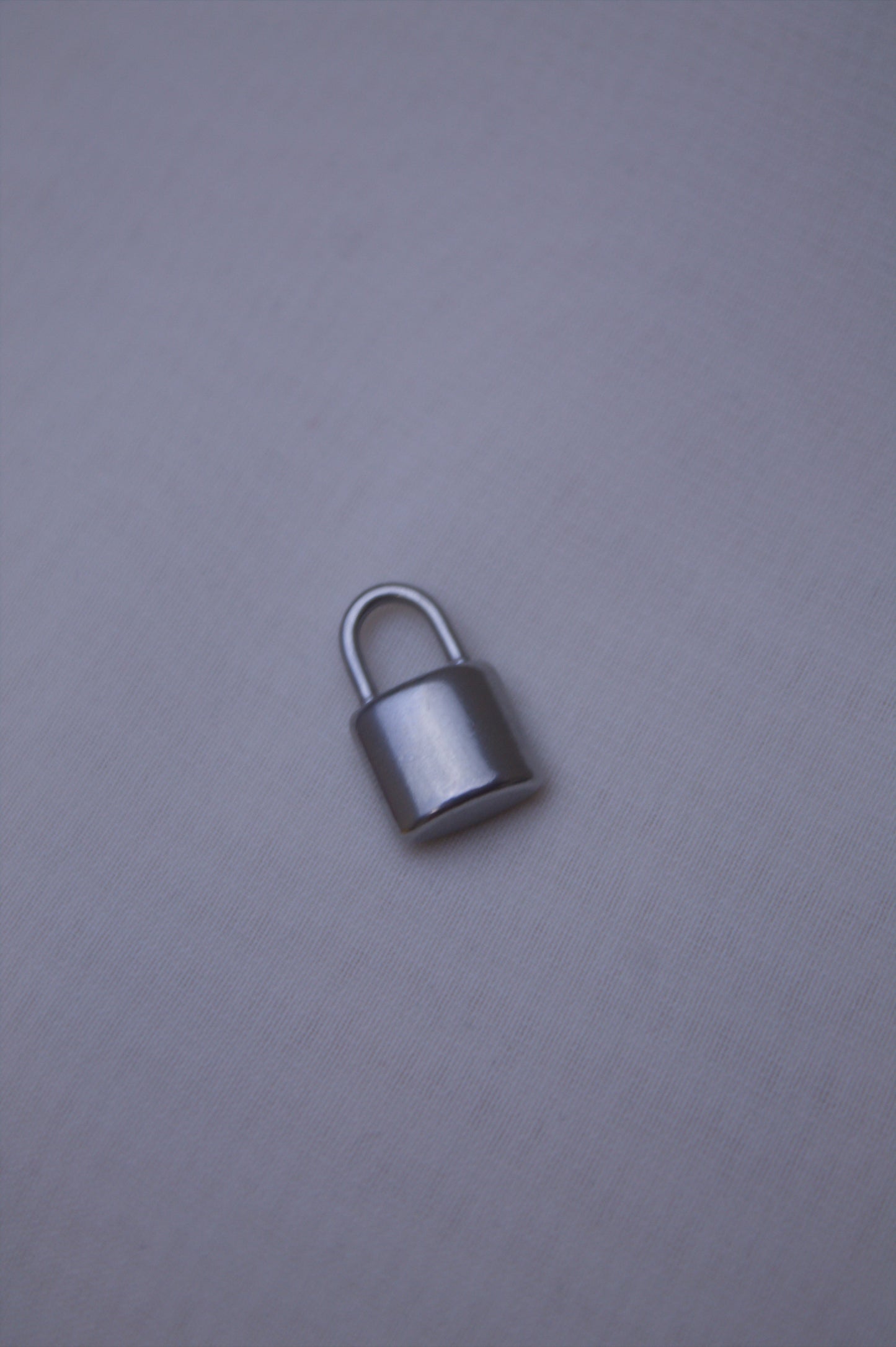 Classic Silver Padlock Charm