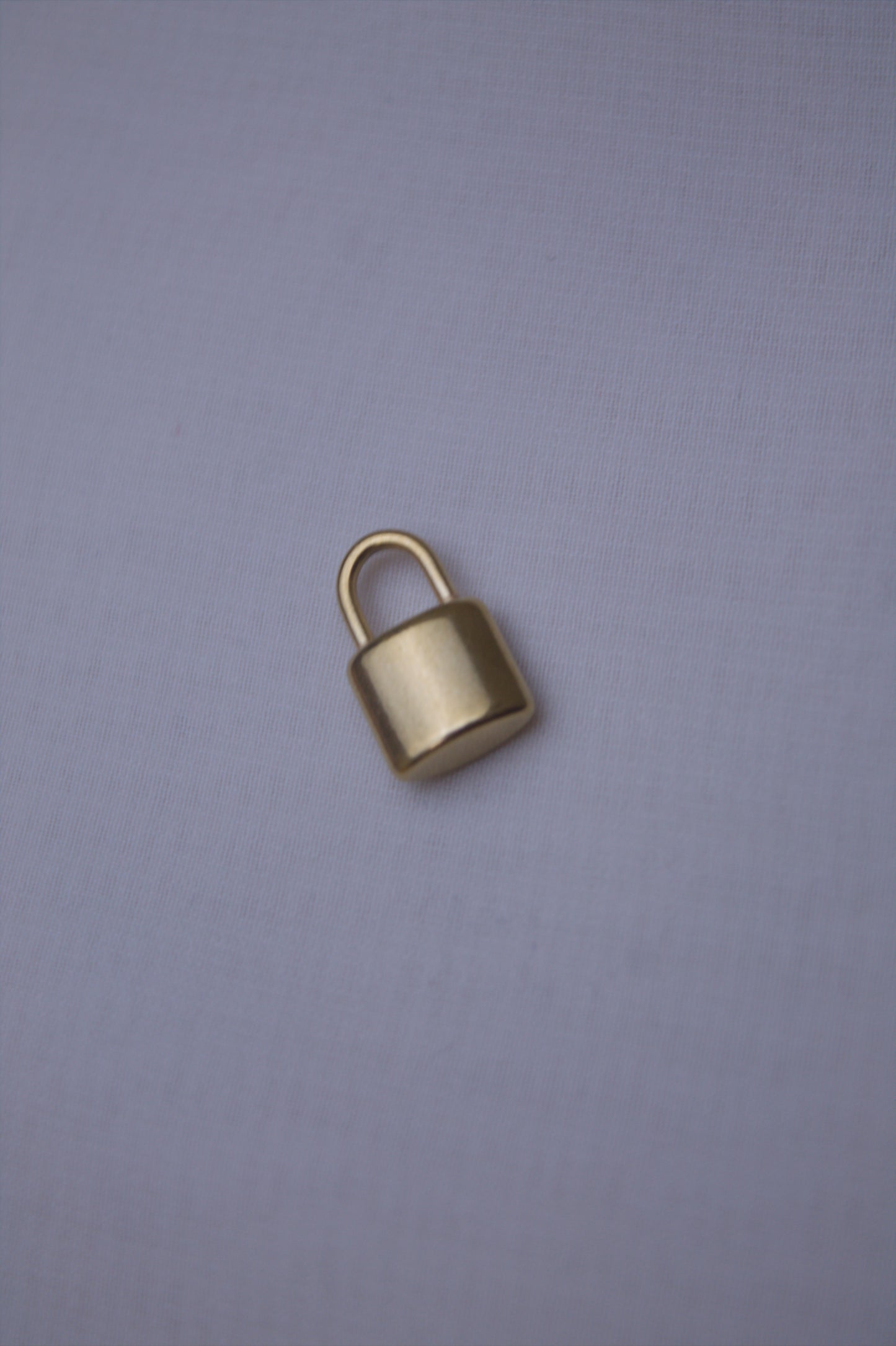 Classic Gold Padlock Charm