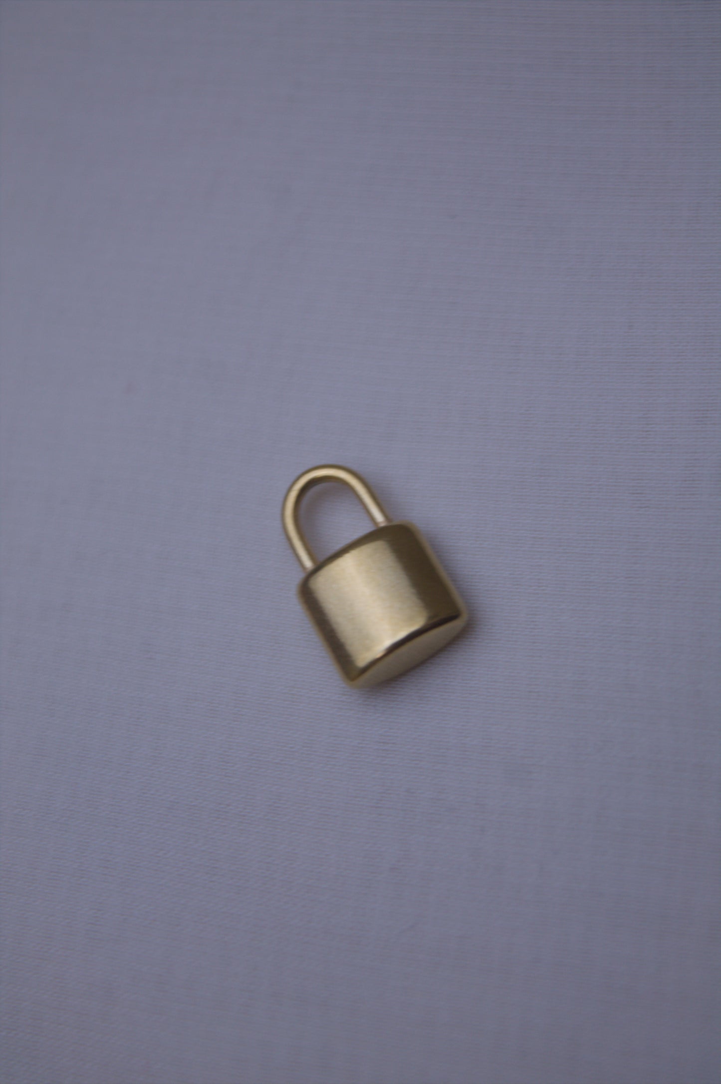 Classic Silver Padlock Charm
