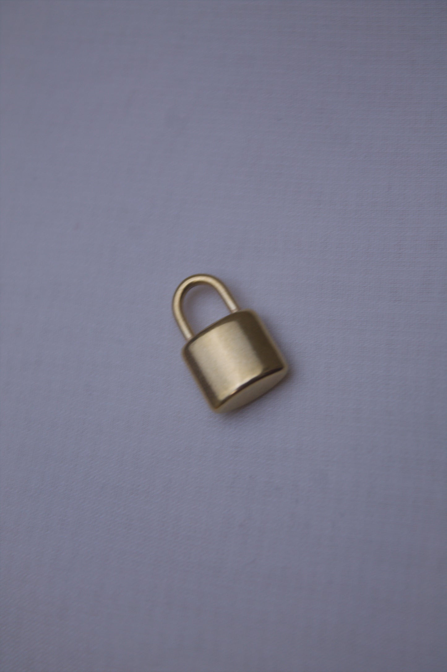 Classic Silver Padlock Charm