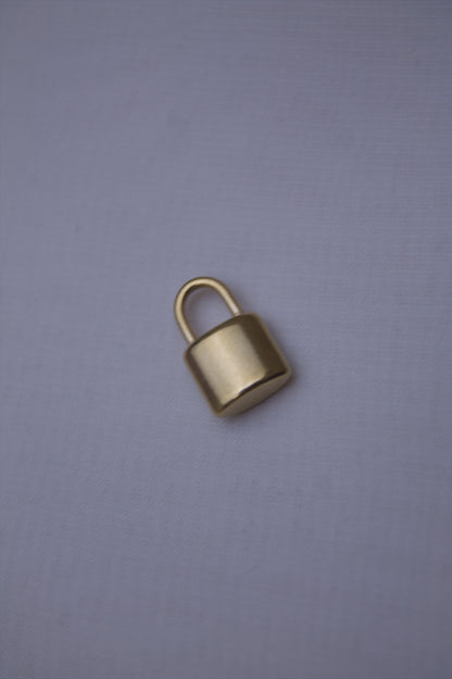 Classic Silver Padlock Charm