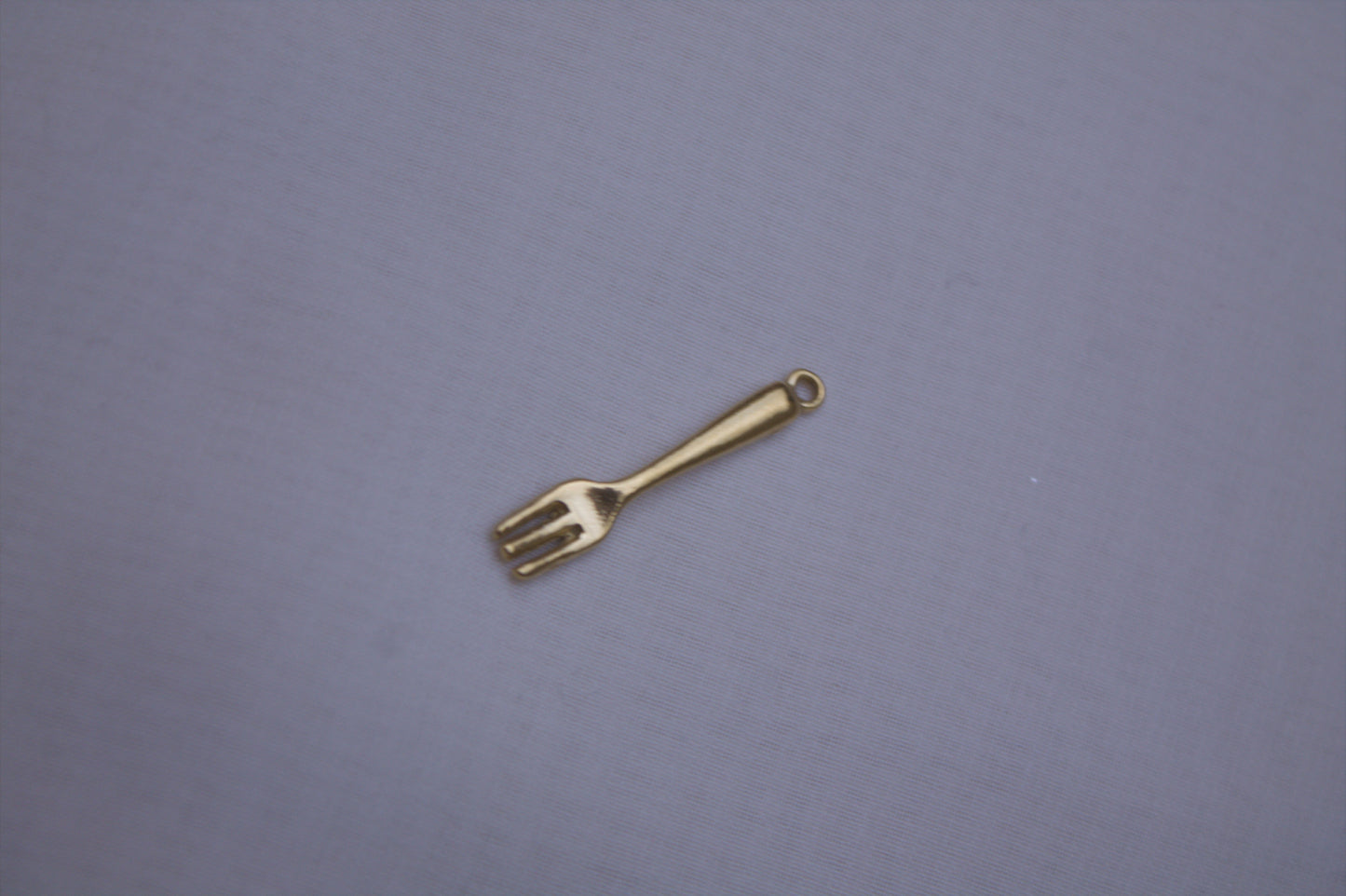 Classic Gold Fork Charm
