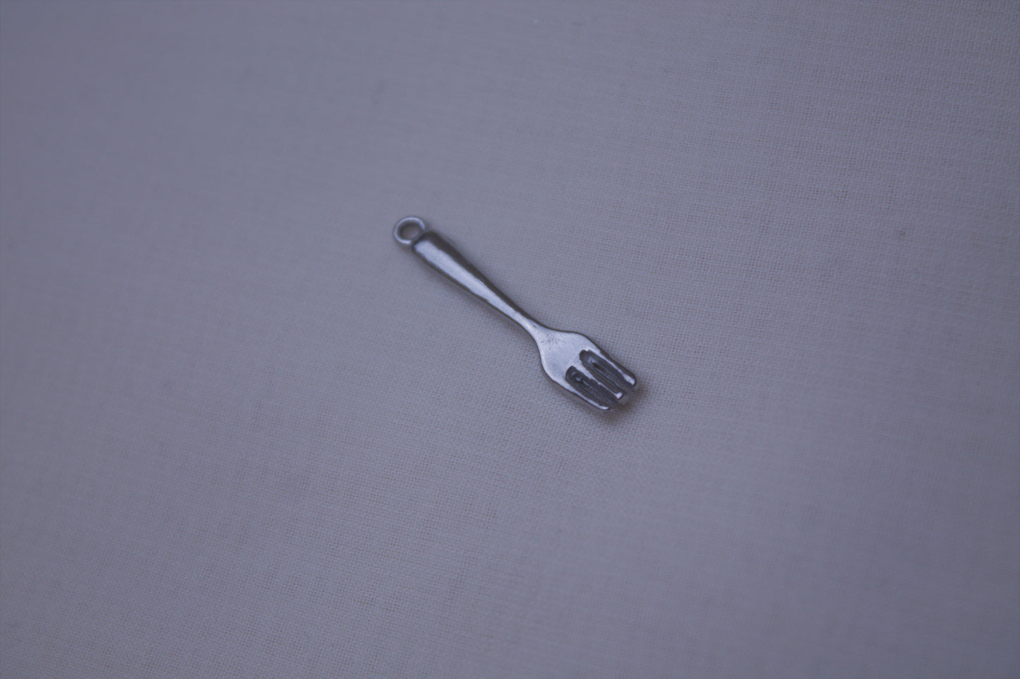 Classic Silver Fork Charm