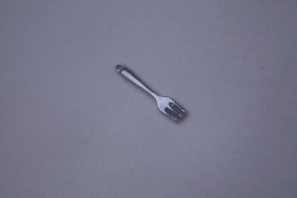 Classic Silver Fork Charm