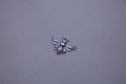 Classic Silver Bee Charm